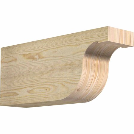 Ekena Millwork Del Monte Rough Sawn Rafter Tail, Douglas Fir, 6"W x 10"H x 24"L RFT06X10X24DEL00RDF